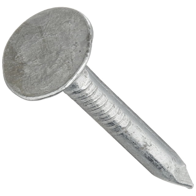 Clavos para techos Grip-Rite 1EGRFG5 de 1 pulgada y 5 libras, electrogalvanizados