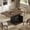Black-Brown, variant on WARAYZ Extendable Dining Table 47.2"–63" Rectangle Kitchen Table with Storage Cabinet & Wine Rack, Marble Finish, Seats 4–8, White