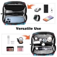 thumbnail image 6 of Paw Print Digital Gadget Charger Case with Oxford Cloth, Waterproof, Hard Drive Cases, Digital Pouch, Charger Cord Organizer, Laptop Cord Organizer, 5.9x9.44x3.14 in., 6 of 6