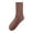 Coffee, variant on Solid Color Casual Sweat Absorbing Stockings For Long Legs Comfortable Everyday Wear Coffee One Size