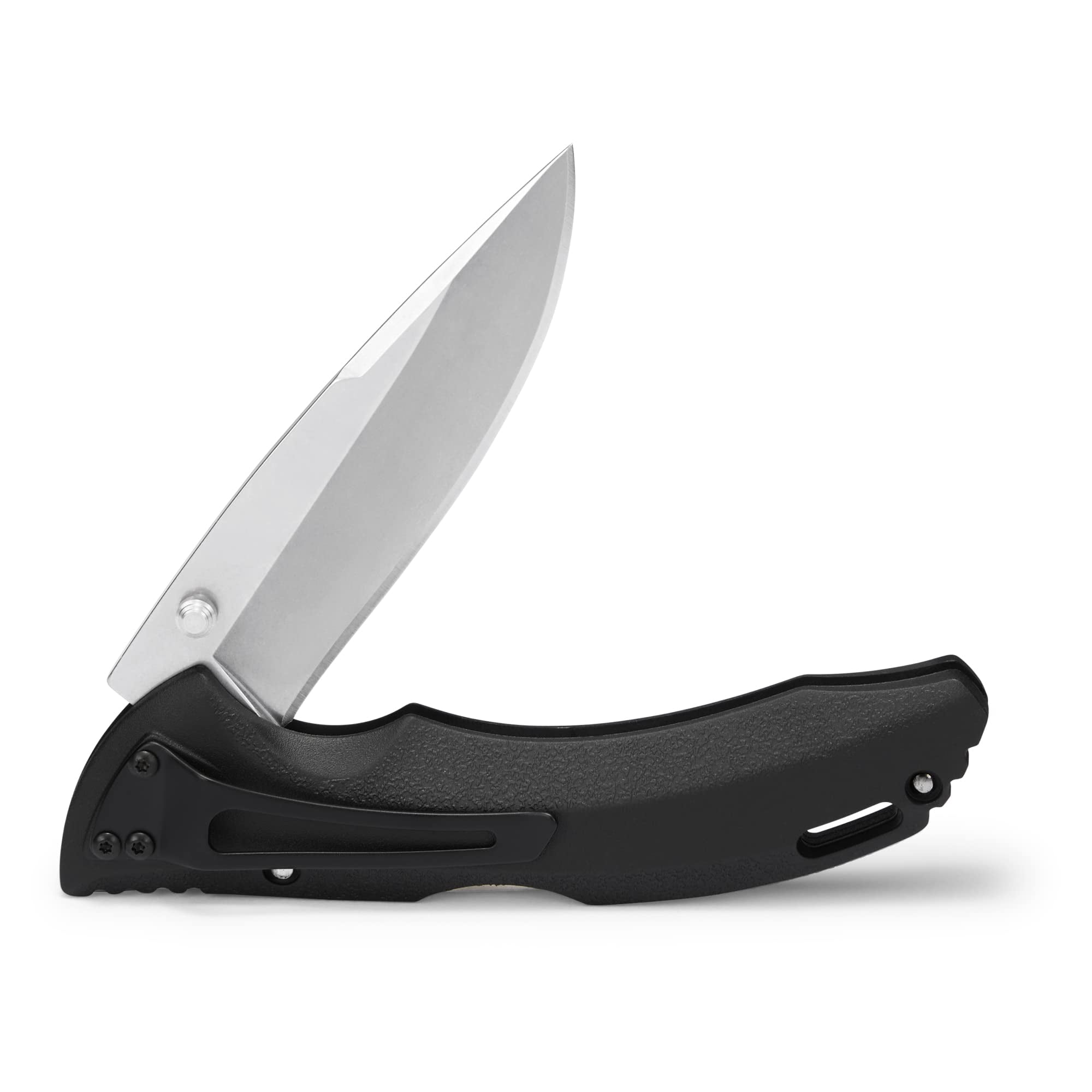 Buck Knives 286 Bantam BHW Folding EDC Knife, 3-3/4” Pocket Knife Blade, Black, 3.2 oz