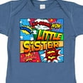 thumbnail image 4 of Inktastic Little Sister Comic Book Girls Baby Bodysuit, 4 of 5