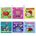 thumbnail image 1 of Baby Fabric Books Sensory Cloth Book Stroller Hanging Rattles Toys Soft Books for Babies Early Educational Baby Toys heqiyong LED, 1 of 2