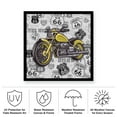 thumbnail image 3 of Jean Plout 'Vintage Motorcycles On Route 66 17' Outdoor Canvas 14x14, 3 of 5