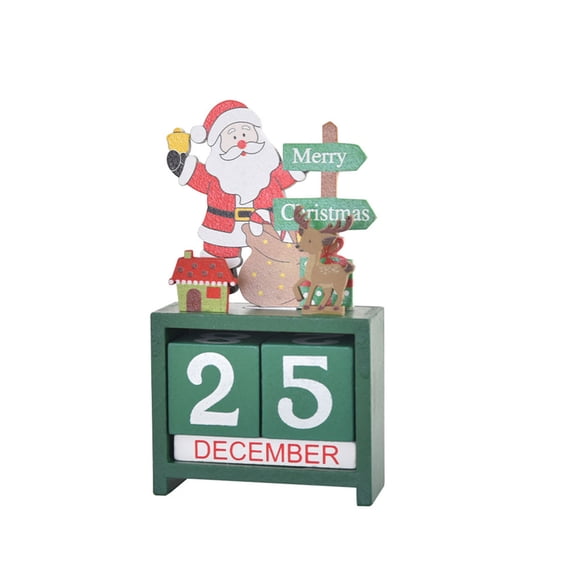 Naiovety Adorno de escritorio Decoración de Navidad Regalo de Navidad Diseño multicolor Mano de obra Artesanía de Exquisito Calendario Kits de decoración para fiestas Patrón mayor Naiovety HA069462-01