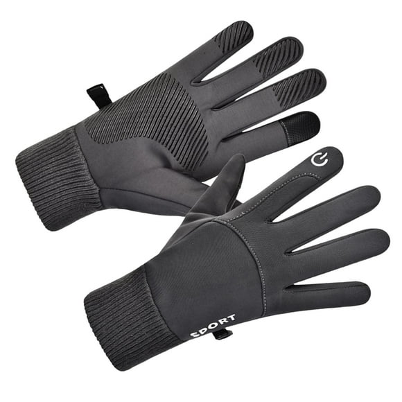 Guantes de ciclismo Macarena Guantes de ciclismo de invierno Gris Medio