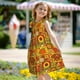 thumbnail image 5 of Balery Thanksgiving Day Camisón de princesa para niñas, pijama de algodón con mangas abullonadas, suave y bonito.-Large, 5 of 6