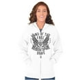 thumbnail image 4 of Land of the Free Because of the Brave Zip Up Hoodie Men's Women's Brisco Brands M, 4 of 6