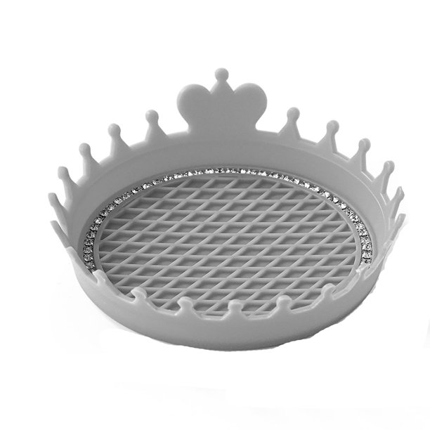 Fiudx Liquidación de ofertas flash Platillo de silicona para coche, alfombrilla de almacenamiento para taza de agua de coche, alfombrilla antideslizante con aislamiento térmico para coche
