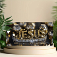 thumbnail image 6 of 1 Pcs 2D Flat License Plate Covers & Frames, Crown with Jesus For Decorative Front, Waterproof For Decoration Aluminum License Plate Covers & Frames Cover For Men Women, 12" X 6", 6 of 7