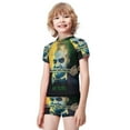 thumbnail image 2 of Beetlejuice Beetlejuice Boys Two Piece Rash Guard Swimsuits Kids Short Sleeve Swimwear Sets Bathing Suit, 2 of 7