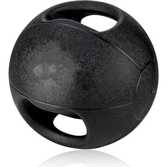Medicine Ball with Dual Grip| 10/20 lbs Exercise Ball |Weight Ball with Handles| Textured Grip Exercise Ball |Strength Training| Core Workouts