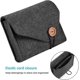 thumbnail image 5 of Organizador para Ratón y Cargador de Macbook ZHAOCHENG Estuche Clásico de fieltro 2 Compartimentos, 5 of 5