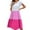 Pink, variant on Bigersell Elegant Dresses for Women Evening Party Women's Fashion Casual Short Sleeve Colorblock Summer Round Neck Beach Dress Female Dresses Wedding Guest Regular Midi Dresses, Style 24521, Blue M