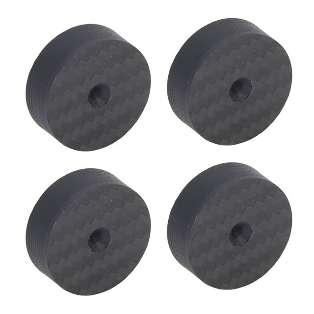 Amortisseur de Vibrations pour Haut-Parleur, Protecteur de Sol Polyvalent, Pieds de Support Isolants pour Haut-Parleur, Réduction de Résonance, Fibre de Carbone pour Amplificateur