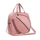 thumbnail image 4 of Bolsa de tenis Bolso de tenis Bolso de transporte al aire libre Mujeres Hombres Correa ajustable Portátil Rosa, 4 of 9