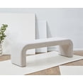 thumbnail image 3 of Safavieh Caralynn Pine Wood Bench in Light Gray, 3 of 5