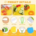 thumbnail image 4 of 17PCS Kids Cooking sets Real Cooking Montessori Kitchen Tools for Toddlers Kids Safe Knives for 2/3/4/5/6/7/8 Year Old, 4 of 6