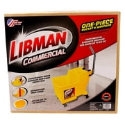 Libman 32 Quart One Piece Bucket & Wringer Yellow #1095