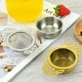 thumbnail image 3 of YAOMOBB Loose Leaf Tea Brewer Tea Infuser Stainless Steel Strainer Fine Mesh Diffuser Double Handles Loose Leaf, 3 of 7