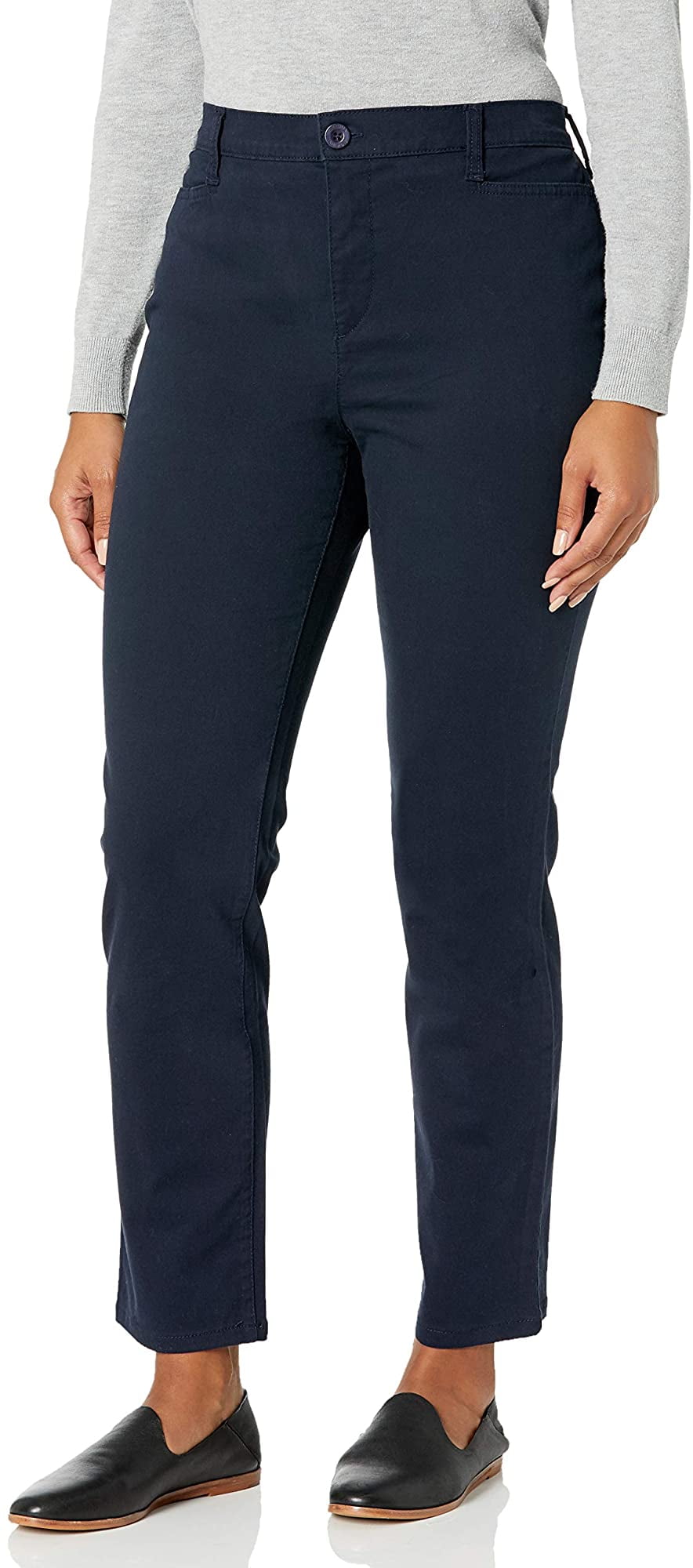 Gloria Vanderbilt Womens Petite Amanda Polished Trouser Pant | Walmart ...