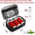 thumbnail image 4 of Shiyou-petit Sac à Lunch pour Hommes Femmes Boîte à Lunch Isolée Mini Boîte à Lunch Sac Isotherme Portable Conteneurs Alimentaires Réutilisables Sac à Collation Loncheras para Hombres Noir, 4 of 4
