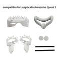 thumbnail image 4 of VR Headset Protector VR Lens Cover Silicona Controlador Protector Botón Tapas Kit Reemplazo para Oculus Quest 2, Blanco Inevent EL001397-02B, 4 of 7