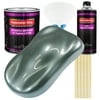 Restoration Shop Steel Gray Metallic Acrylic Urethane Auto Paint Complete Gallon Paint Kit, Single Stage High Gloss