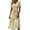 Yellow, variant on Summer Dresses for Women 2026 Wrap V Neck Sundress Short Sleeve Vacation Beach Dress Elastic High Waist A-Line Casual Party Work Dress