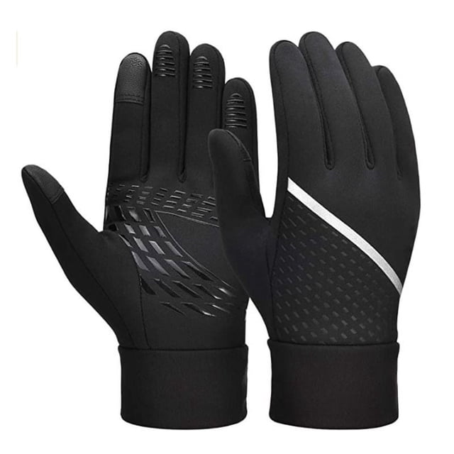 Guantes deportivos para correr para niños, ciclismo, invierno, pantalla táctil (S), térmicos, para niños y niñas, resistentes al viento, antideslizantes, para exteriores, cálidos, para andar en bicic