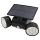 thumbnail image 5 of Lámpara solar con sensor de movimiento de 30 LED para exteriores, doble cabezal, para patio, terraza, jardín, entrada., 5 of 14