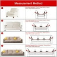 thumbnail image 4 of JIAN YA NA Thick Velvet Sofa Covers Stretch Couch Covers for 1/2/3/4 Seater Cushion Soft Sofa Cover Protector(Dark Gray,3-Seater Sofa), 4 of 7
