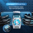 thumbnail image 2 of Cooler for Mobile Phone,Phone Cooler Radiato Smartphone Phone Cooler Radiator for iPhone iOS/Android Gaming Semiconductor Heatsink Cell Phone Cooling Fan Mobile Radiator Cooling, 2 of 7