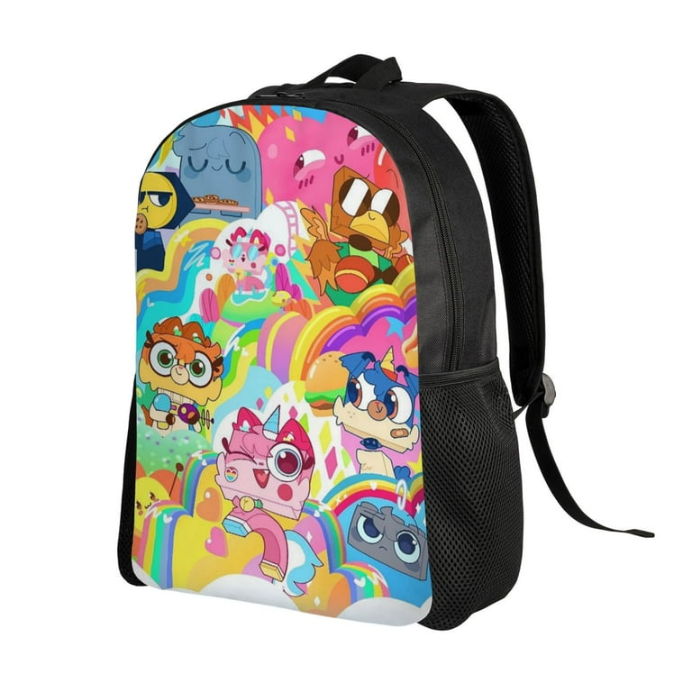 Cute Unikitty Backpack Large Capacity Portable Backpack