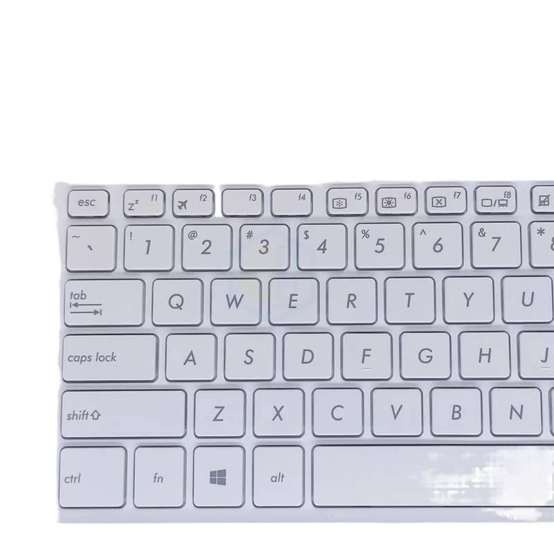 English US keyboard for  ImagineBook MJ401T MJ401TA laptop Palmrest Upper cover keyboards white keycaps 90NB0MA1-R31US0