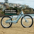 thumbnail image 5 of GOTRAX Aeroluxe 27.5" Electric Bike for Adults, 350W Motor, 20mph, Step-Thru/Step-Over Design, 5 PAS, Black, 5 of 11