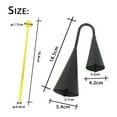 thumbnail image 2 of OULII 2Sets Sturdy Iron Cowbell For Training And Outdoor Activities, 2 of 8