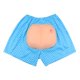 thumbnail image 2 of Pantalones cortos divertidos con trasero falso para disfraces de carnaval y mascarada. Pantalones de broma hilarantes. impresiones labiales de puntos azules, 2 of 9
