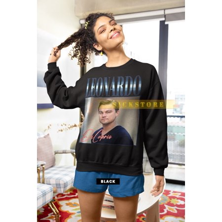 LEONARDO DICAPRIO Vintage Sweatshirt, Leonardo DiCaprio Homage Sweater, Leonardo DiCaprio Fan, Leonardo DiCaprio Retro Sweater Merch #tpc