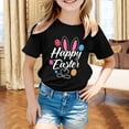 thumbnail image 3 of Toddler Boy Easter Outfit Vintage Soft Black Eggs-Track Easter Cute Tshirt 2026 Happy Easter Tees Cotton Short Sleeve Tops, 3 of 6