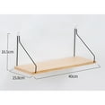 POINTERTECK Floating Shelves Wall Mounted Wooden Floating Shelves
