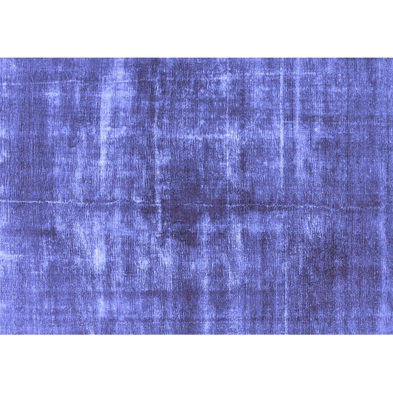Ahgly Company Machine Washable Indoor Rectangle Persian Blue Bohemian Area Rugs, 3' x 5'