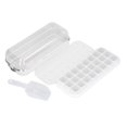thumbnail image 4 of Bandeja para cubitos de hielo de silicona de 24 rejillas, de color blanco, apta para el congelador, fácil de desmoldar y apta para uso alimentario, 4 of 8