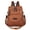 Brown, variant on PRIYAL Solid Color Simple Fashion Women's Backpack, Large Capacity Multi-functional Commuter Casual Outing Travel Bag
