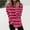 Womens shirts plus size graphic-Hot Pink, variant on Fall Shirts Plus Size 3xl Sweatshirts for Women Women's Fashion Irregular Striped Printed T-Shirt Long Sleeves Blouse Round Neck Casual Tops Irregular Striped Sweatshirt Blue M