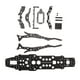 thumbnail image 5 of Kit de marco de chasis de coche RC kit de marco de chasis de coche RC Kit de actualización de coche RC ligero de aleación de aluminio de fibra de carbono para 3RACING D5S 1/10 ANGGREK  Otros, 5 of 8