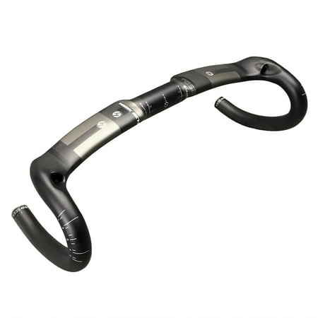 Drop Bars Carbon Fiber 400/420/440mm UD Matt Ultralight Carbon Fiber Road Bike Bicycle Handlebar Drop Bar 31.8mm Bent Handlebar ()