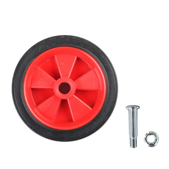 Heavy Duty Air Compressor Replacement Wheel Plastic Casters 5inch/6inch Shock Absorbing Nonslip Design Smooth Rolling