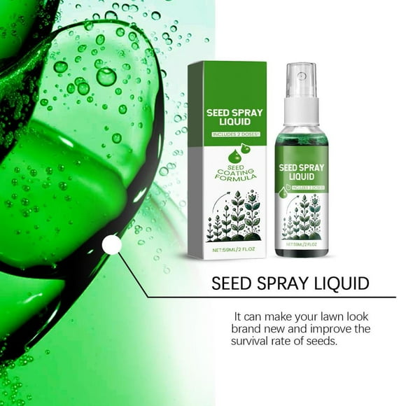Vaporisateur de Semis de Pelouse Liquide Outoloxit pour une Germination Rapide et une Survie de l'Herbe Améliorée, Application de Pulvérisation Facile pour Pelouses Vertes
