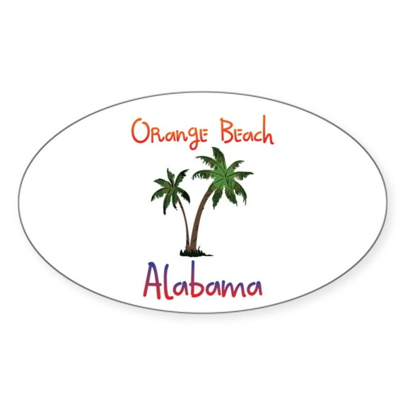 CafePress - Orange Beach Alabama Sticker - Sticker (Oval)